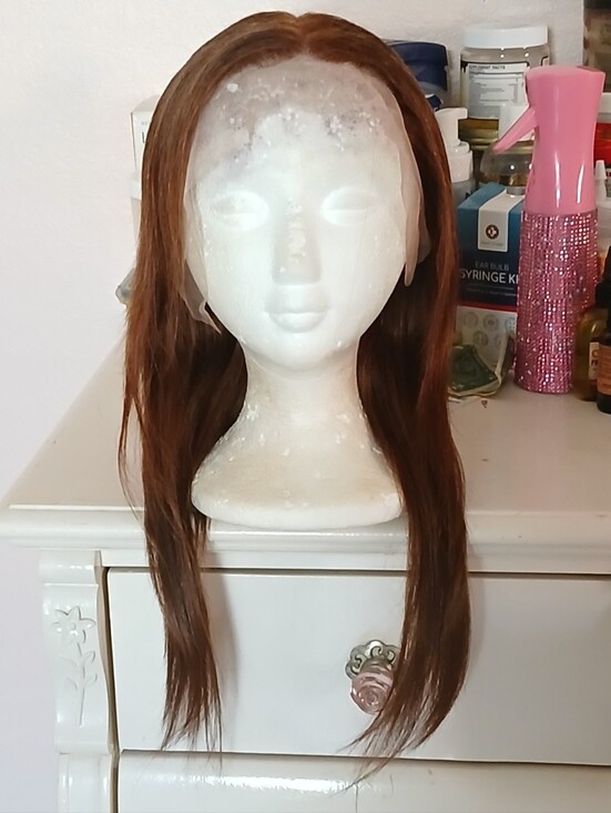 Other - Chocolate Brown Human Hair Blend Lacefront (Free Gift)